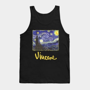 Starry Night by Vincent van Gogh Tank Top